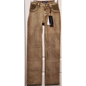 BrazilRoxx Embellished Embroidered Pocket Jeans BR 38/US 2 - NEW With Tags